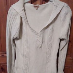 Beep hooded slip on sweater